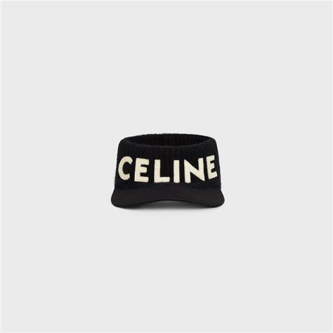 celine visor|Cap Celine Black size S International in Cotton .